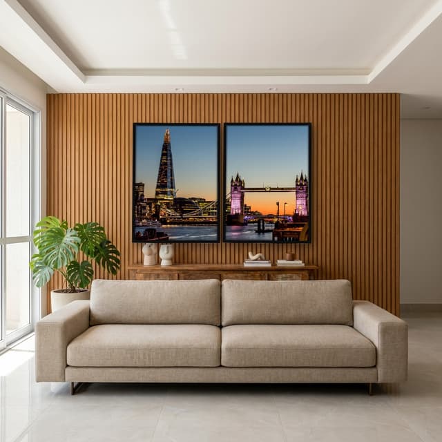 Kit Quadros Decorativos Tower Bridge Londres